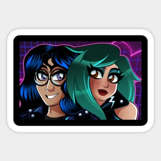 Deimos and Ivy collab pic Sticker